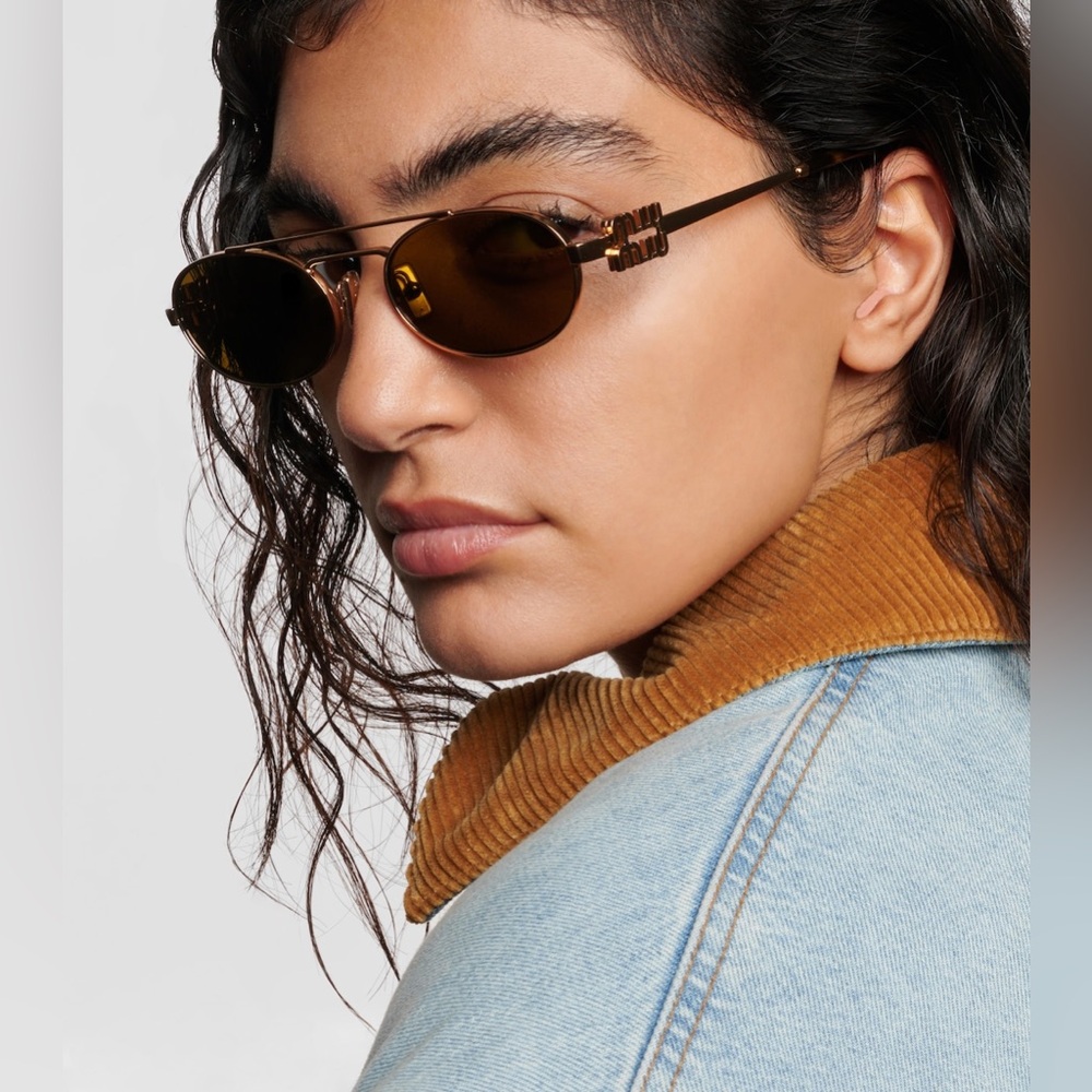 Authentic Miu Miu Logo Oval Eyewear
